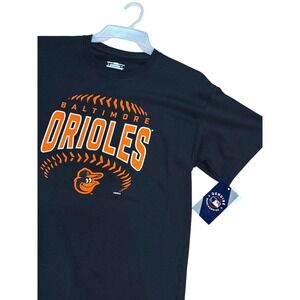 NWD Baltimore Orioles Mens Large Black Orange Baseball Shirt MLB Genuine Merch